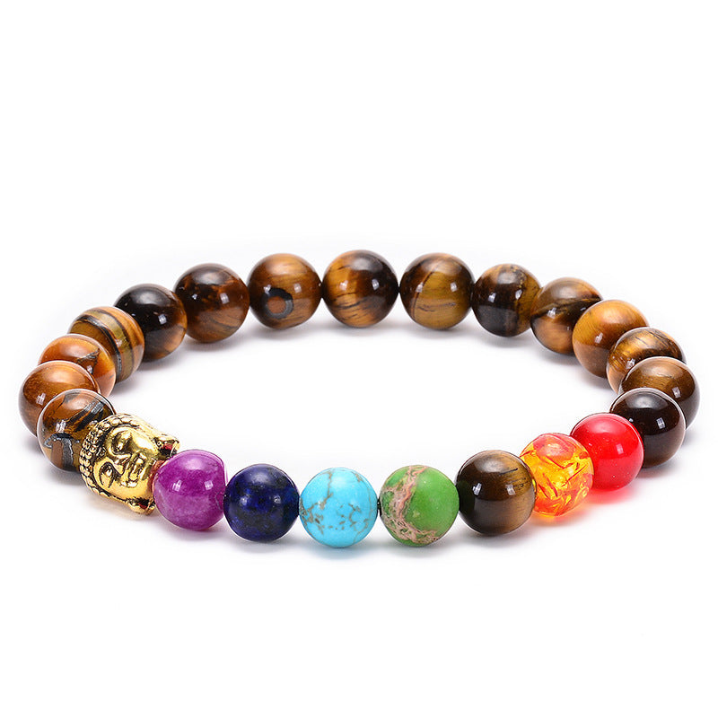 Seven Chakra Healing Beaded Bracelet