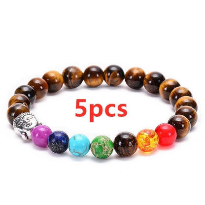 Seven Chakra Healing Beaded Bracelet