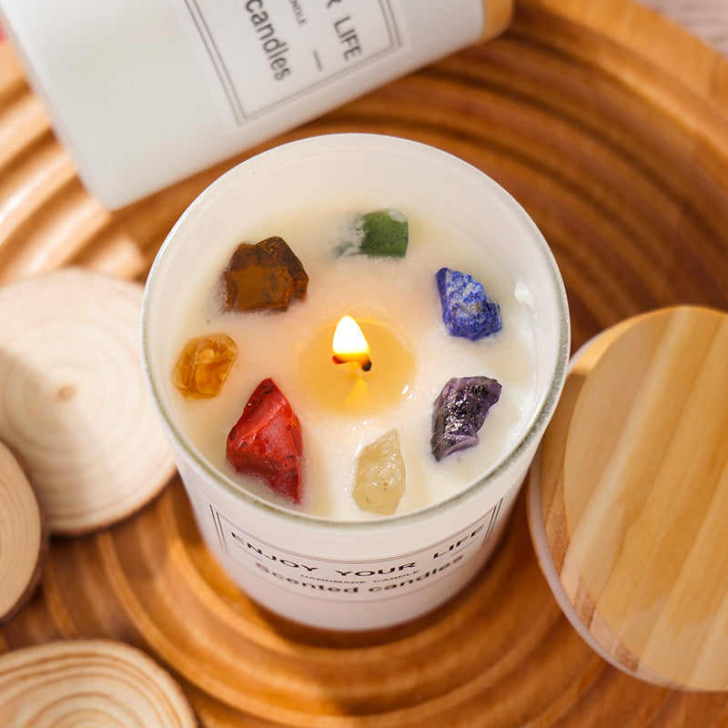 Crystal Aromatherapy Soy Candle Gift