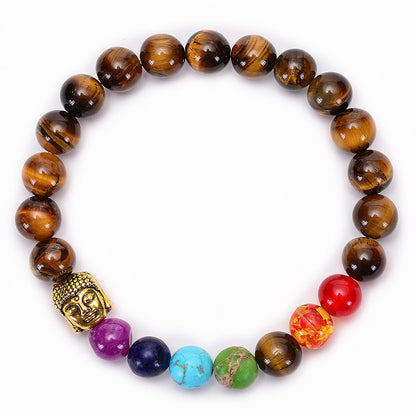 Seven Chakra Healing Beaded Bracelet