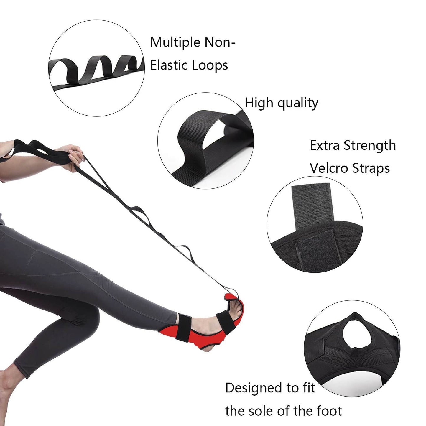 Yoga Stretching Straps for Men and Women