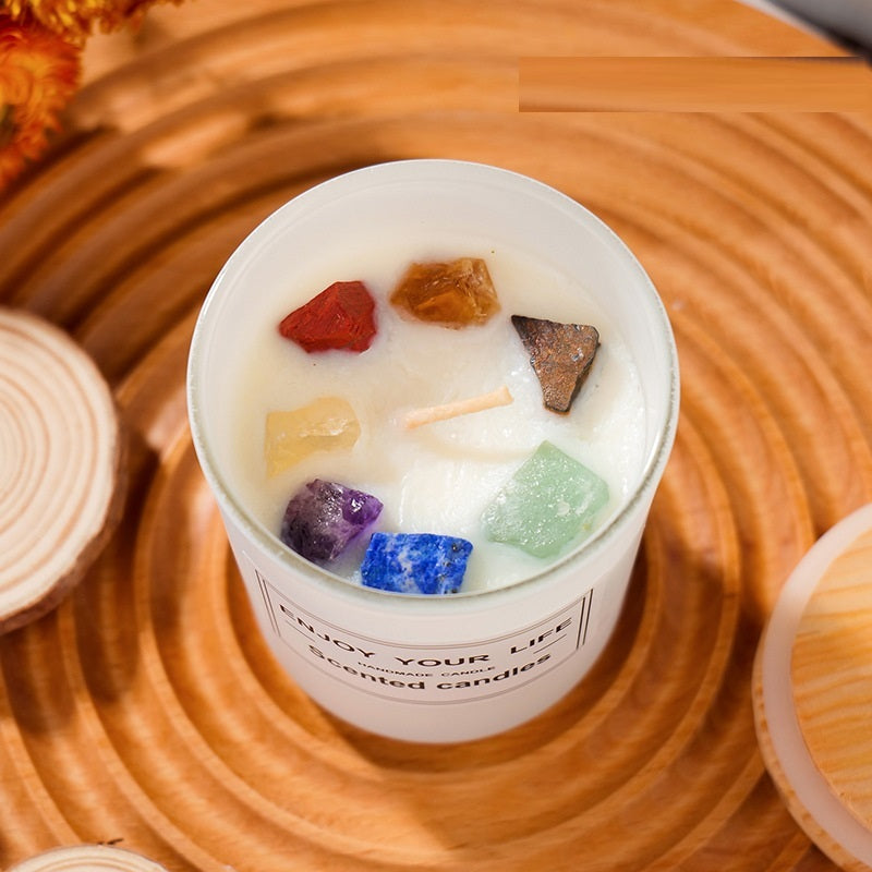 Crystal Aromatherapy Soy Candle Gift